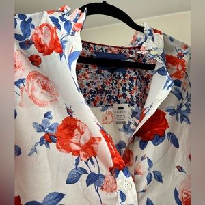 Talbots cotton blouse